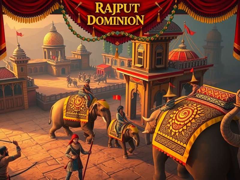 Rajput Dominion festival event with special decorations